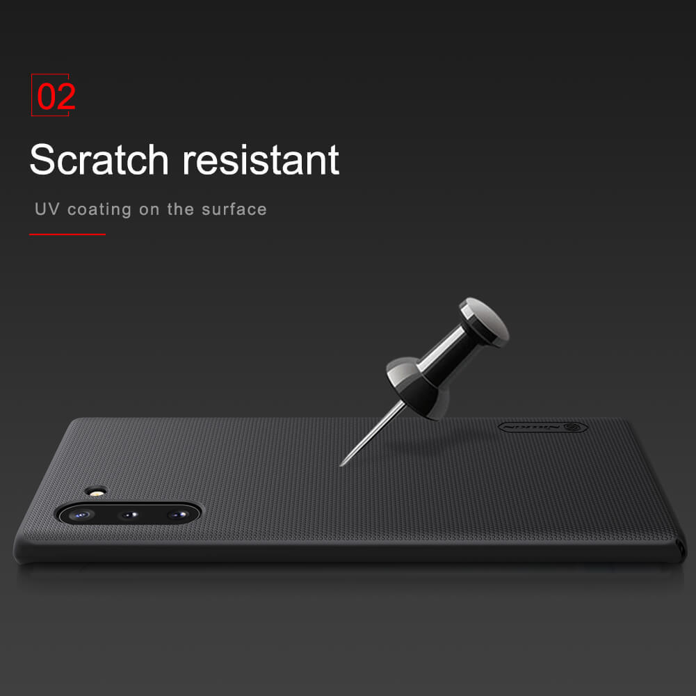 Pokrowiec Nillkin Super Frosted Shield czarny Samsung Galaxy Note 10 / 11