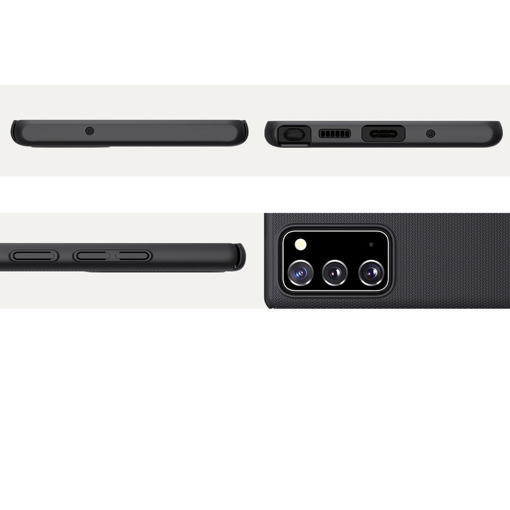 Pokrowiec Nillkin Super Frosted Shield czarny Samsung Galaxy Note 20 / 8