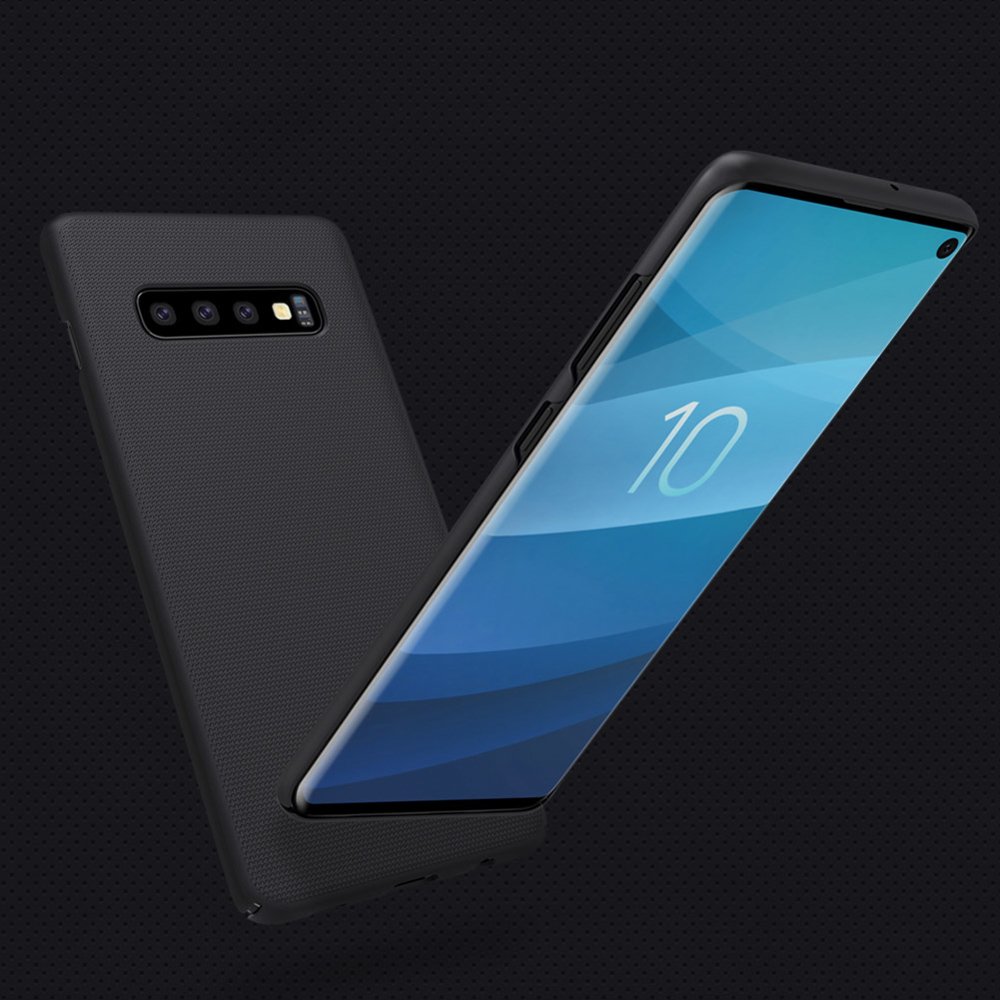 Pokrowiec Nillkin Super Frosted Shield czarny Samsung Galaxy S10 / 10