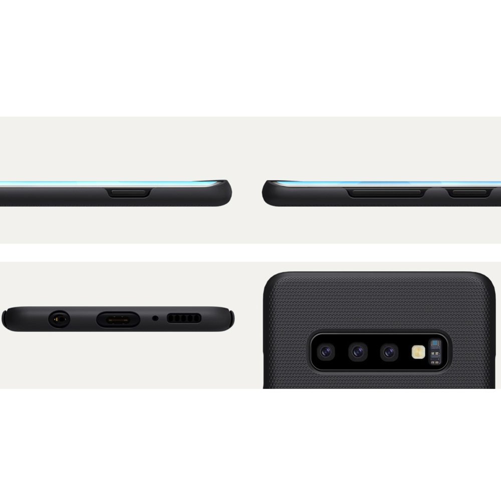 Pokrowiec Nillkin Super Frosted Shield czarny Samsung Galaxy S10 / 11