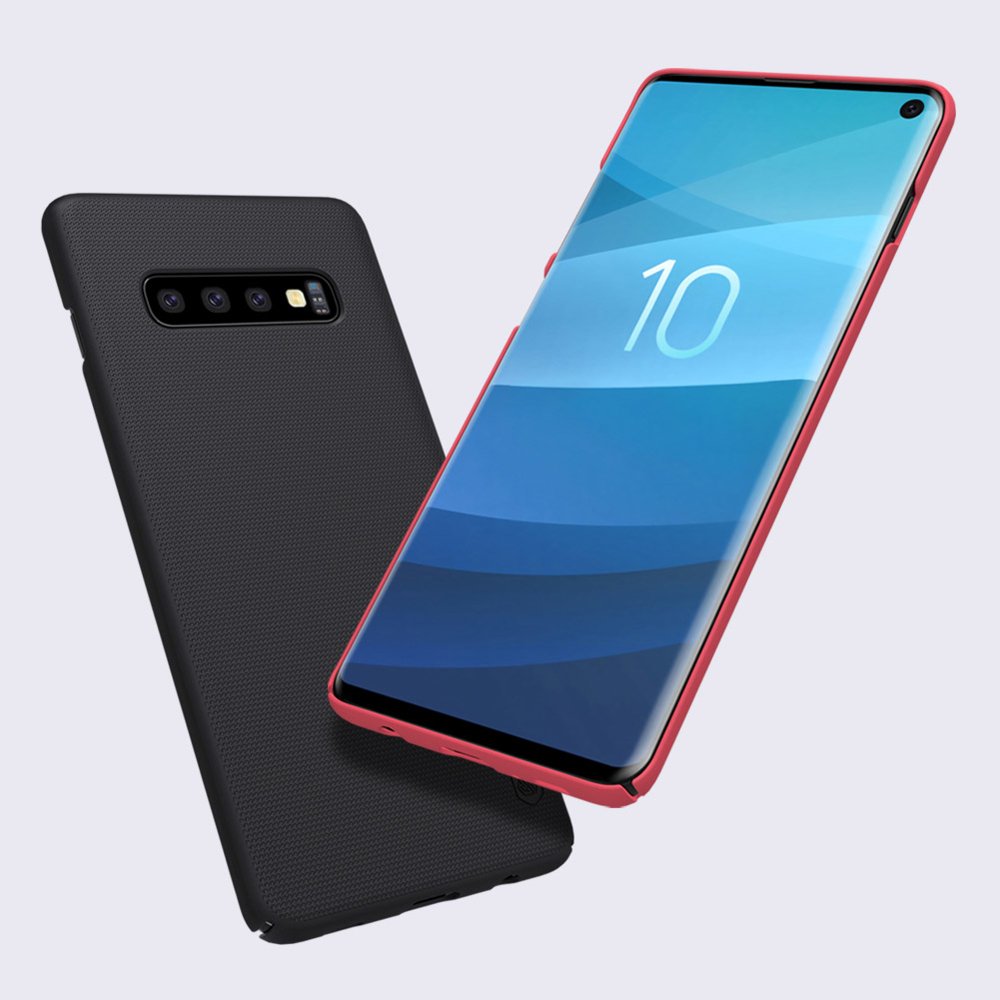 Pokrowiec Nillkin Super Frosted Shield czarny Samsung Galaxy S10 / 5