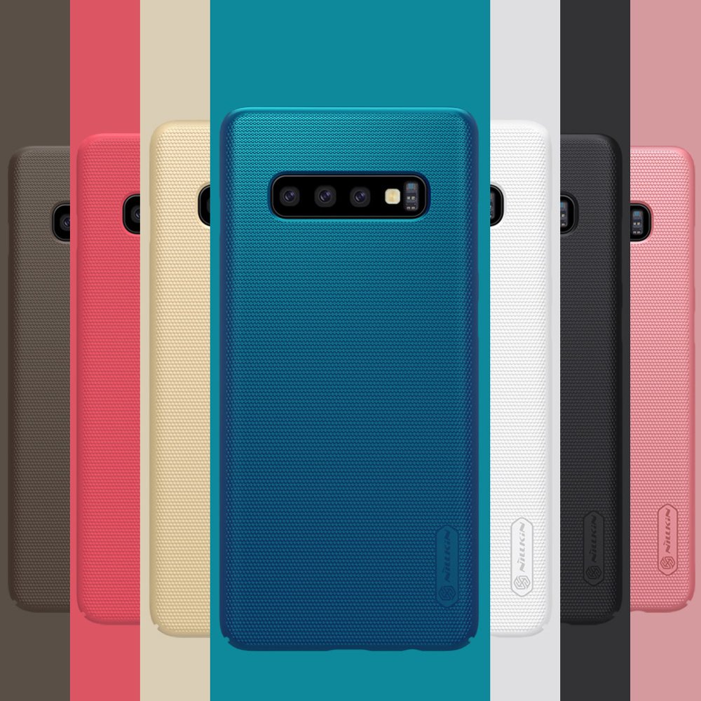 Pokrowiec Nillkin Super Frosted Shield czarny Samsung Galaxy S10 Plus / 12