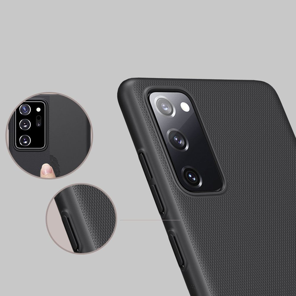 Pokrowiec Nillkin Super Frosted Shield czarny Samsung Galaxy S20 FE 5G / 10