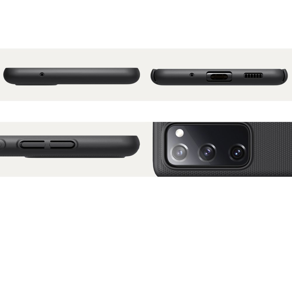 Pokrowiec Nillkin Super Frosted Shield czarny Samsung Galaxy S20 FE 5G / 11