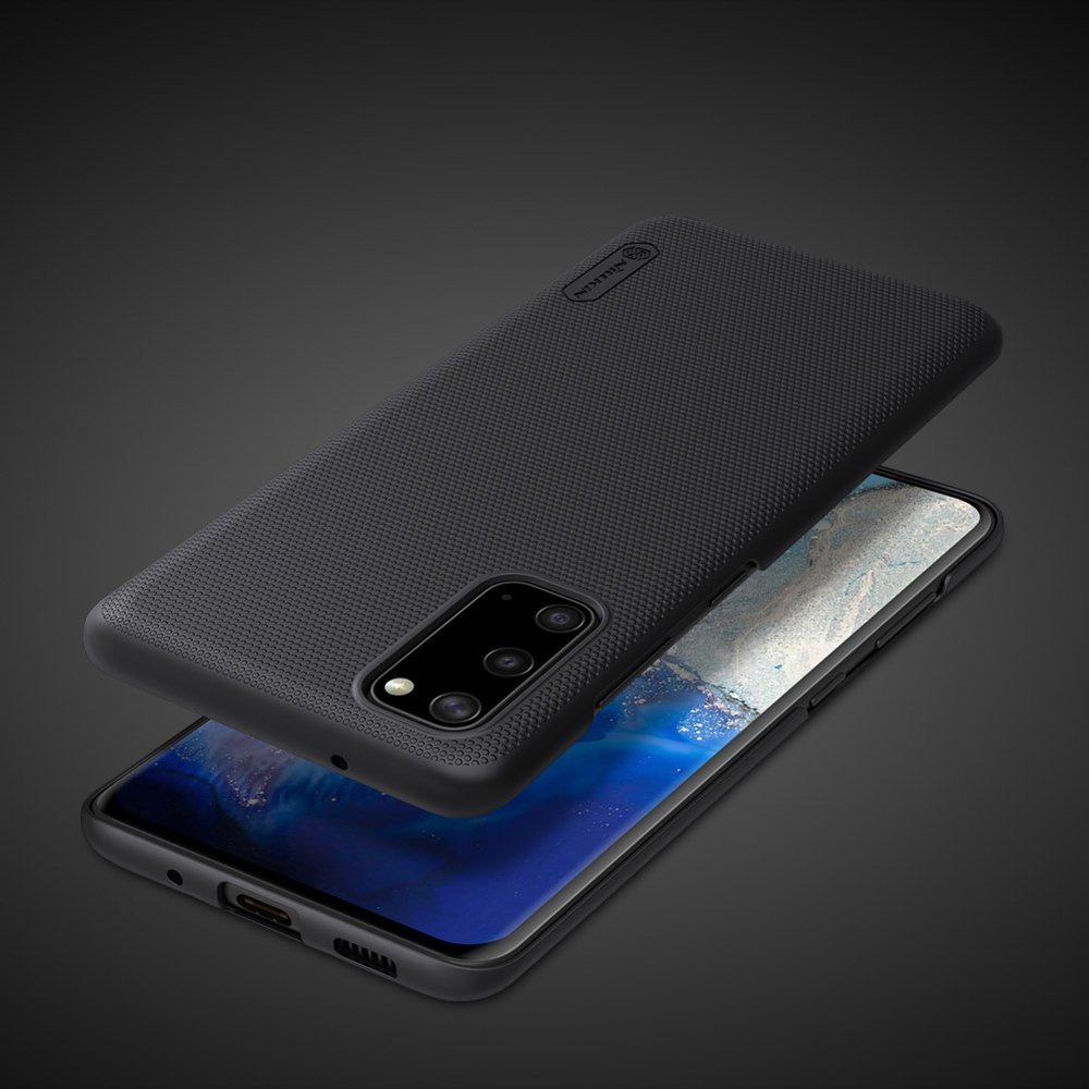 Pokrowiec Nillkin Super Frosted Shield czarny Samsung Galaxy S20 / 12