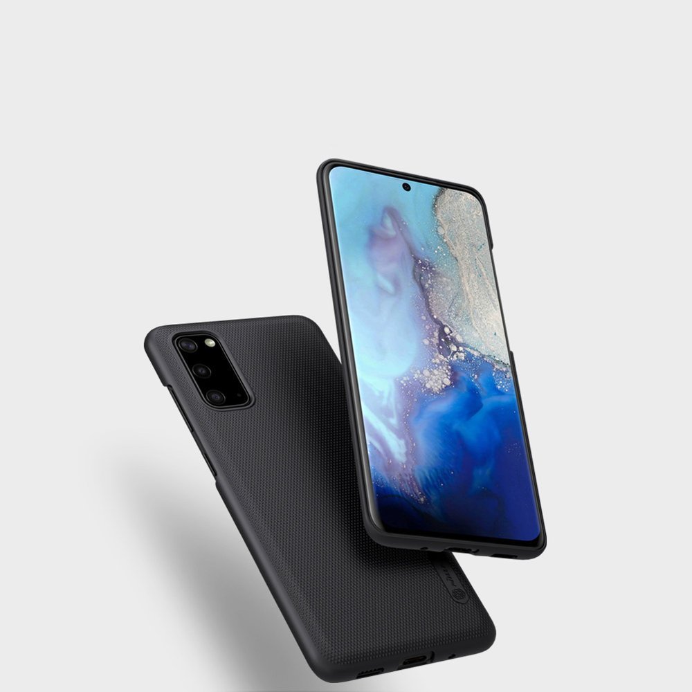 Pokrowiec Nillkin Super Frosted Shield czarny Samsung Galaxy S20 / 5