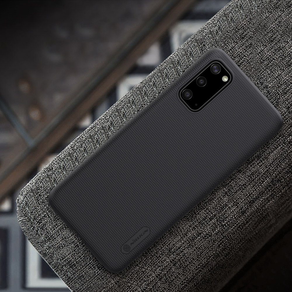 Pokrowiec Nillkin Super Frosted Shield czarny Samsung Galaxy S20 / 7