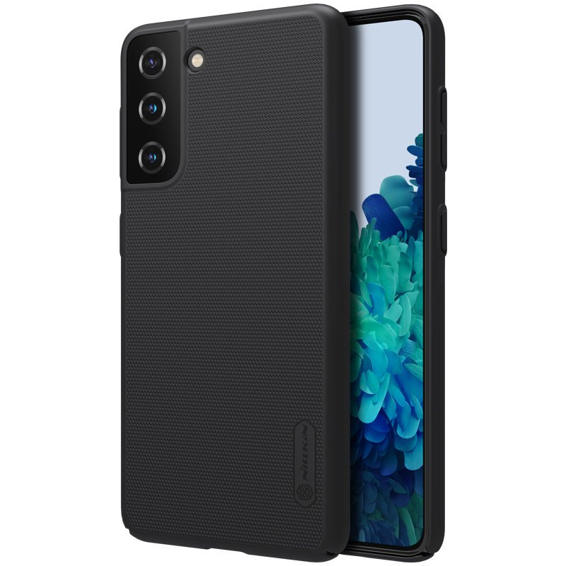 Pokrowiec Nillkin Super Frosted Shield czarny Samsung Galaxy S21 5G