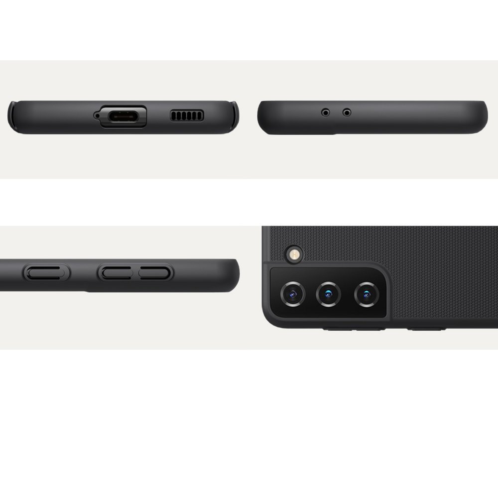 Pokrowiec Nillkin Super Frosted Shield czarny Samsung Galaxy S21 5G / 11