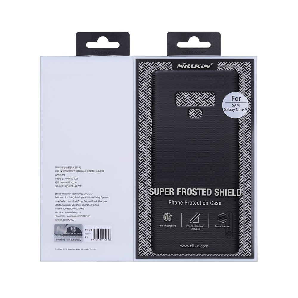 Pokrowiec Nillkin Super Frosted Shield czarny Samsung Galaxy S21 5G / 5
