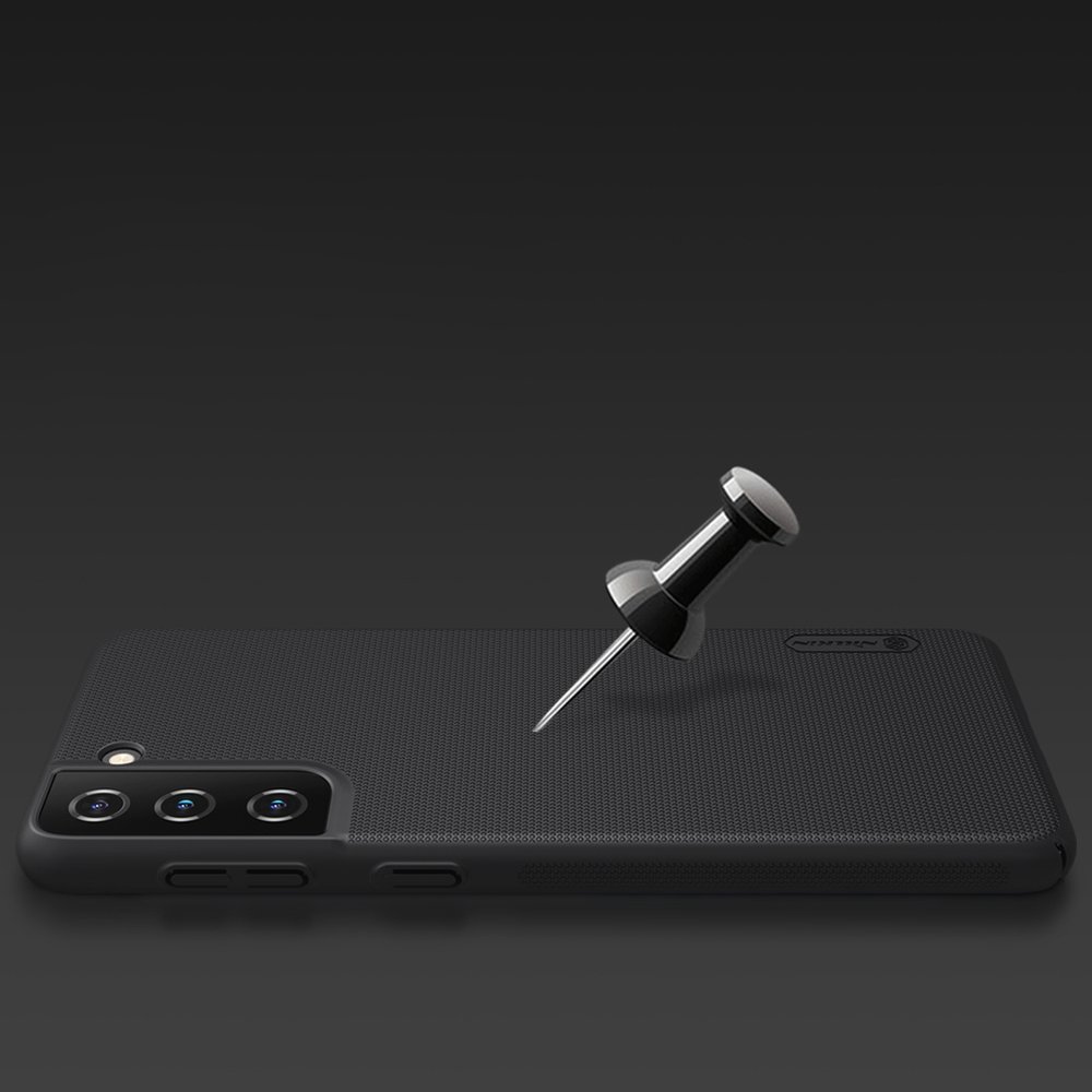 Pokrowiec Nillkin Super Frosted Shield czarny Samsung Galaxy S21 Plus 5G / 12 Pokrowiec Nillkin Super Frosted Shield czarny Samsung Galaxy S21 Plus 5G / 12