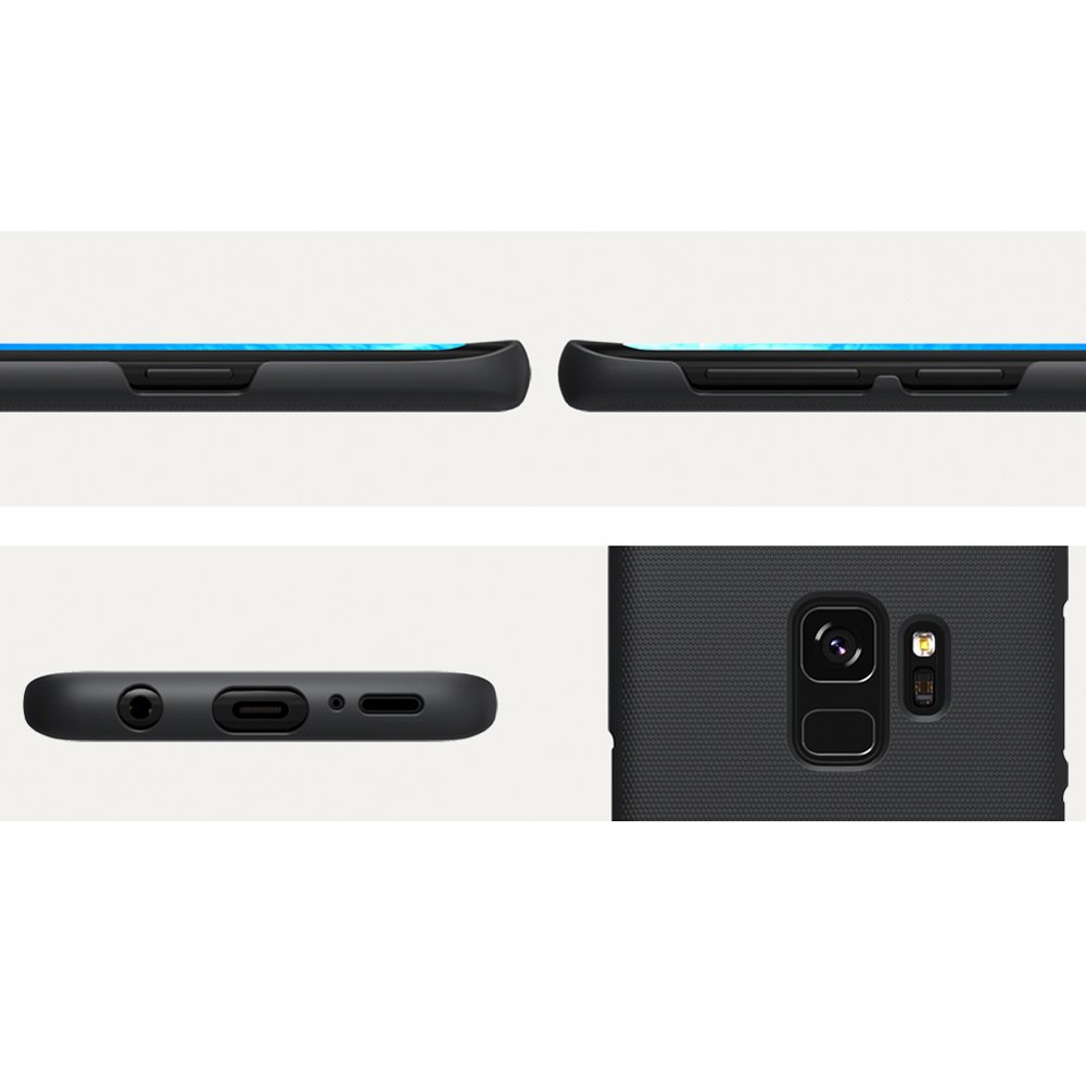 Pokrowiec Nillkin Super Frosted Shield czarny Samsung Galaxy S9 / 11