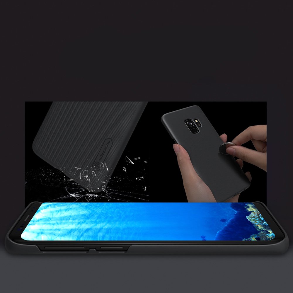 Pokrowiec Nillkin Super Frosted Shield czarny Samsung Galaxy S9 / 9