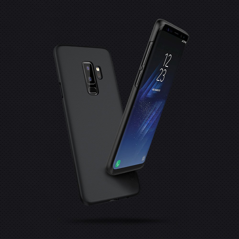 Pokrowiec Nillkin Super Frosted Shield czarny Samsung Galaxy S9 Plus / 7