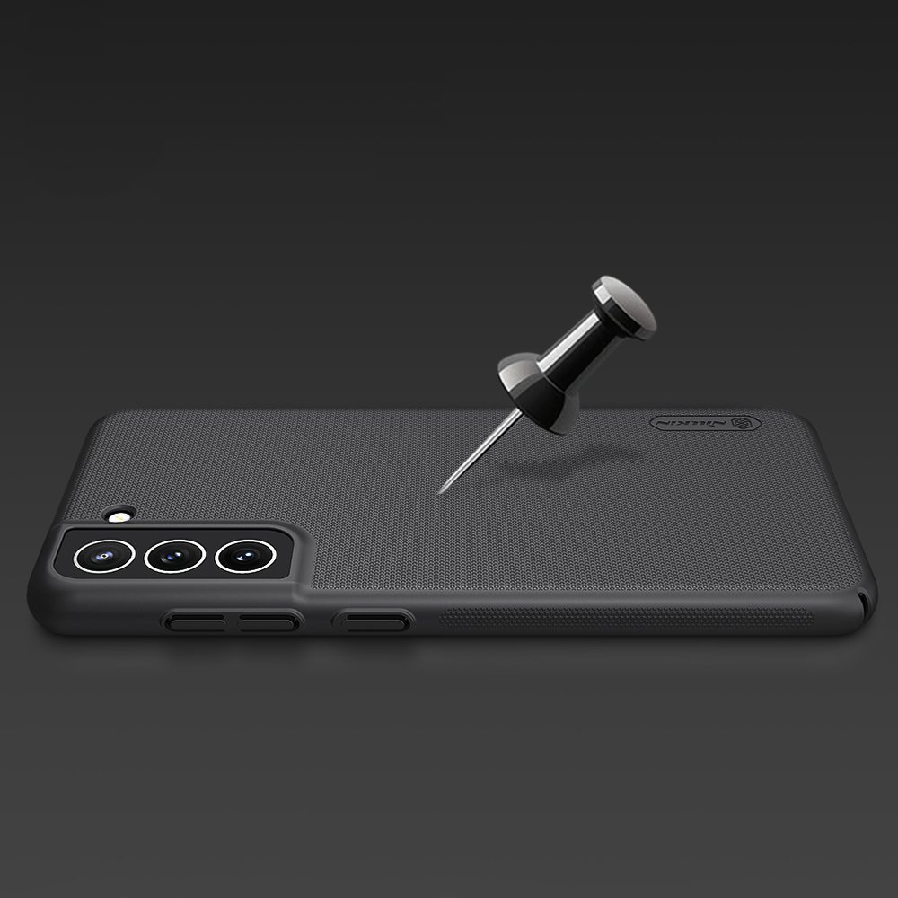 Pokrowiec Nillkin Super Frosted Shield czarny Samsung S21 FE / 12