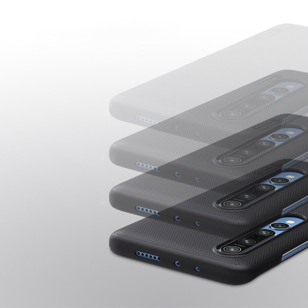 Pokrowiec Nillkin Super Frosted Shield czarny Xiaomi Mi 10 Pro / 10