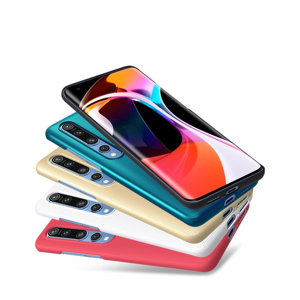 Pokrowiec Nillkin Super Frosted Shield czarny Xiaomi Mi 10 Pro / 5