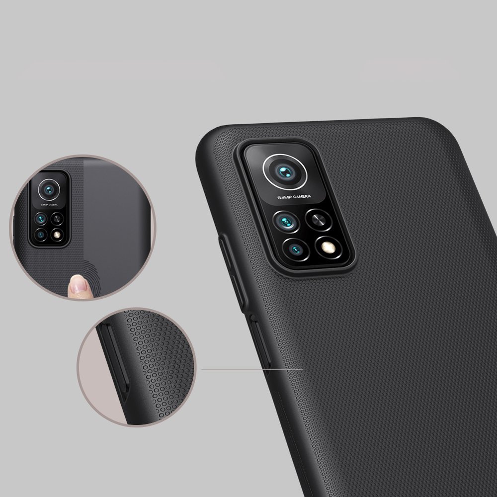 Pokrowiec Nillkin Super Frosted Shield czarny Xiaomi Mi 10T / 9