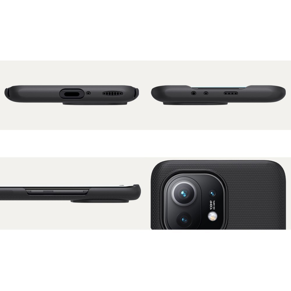 Pokrowiec Nillkin Super Frosted Shield czarny Xiaomi Mi 11 / 12