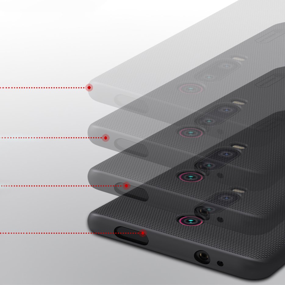 Pokrowiec Nillkin Super Frosted Shield czarny Xiaomi Mi 9T Pro / 10