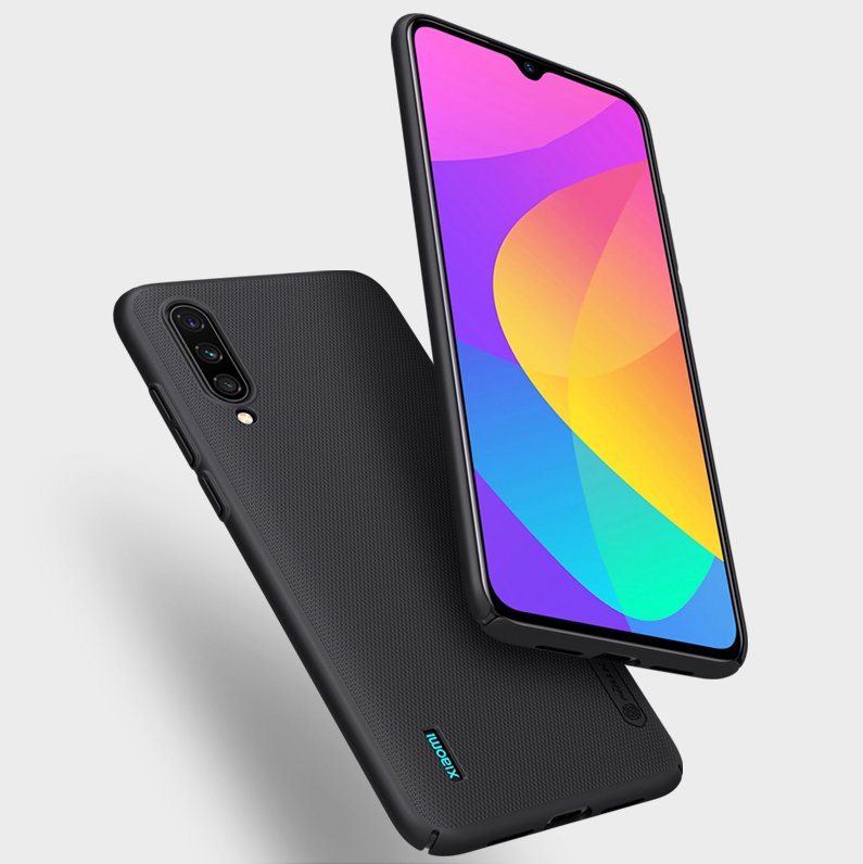 Pokrowiec Nillkin Super Frosted Shield czarny Xiaomi Mi A3 / 4