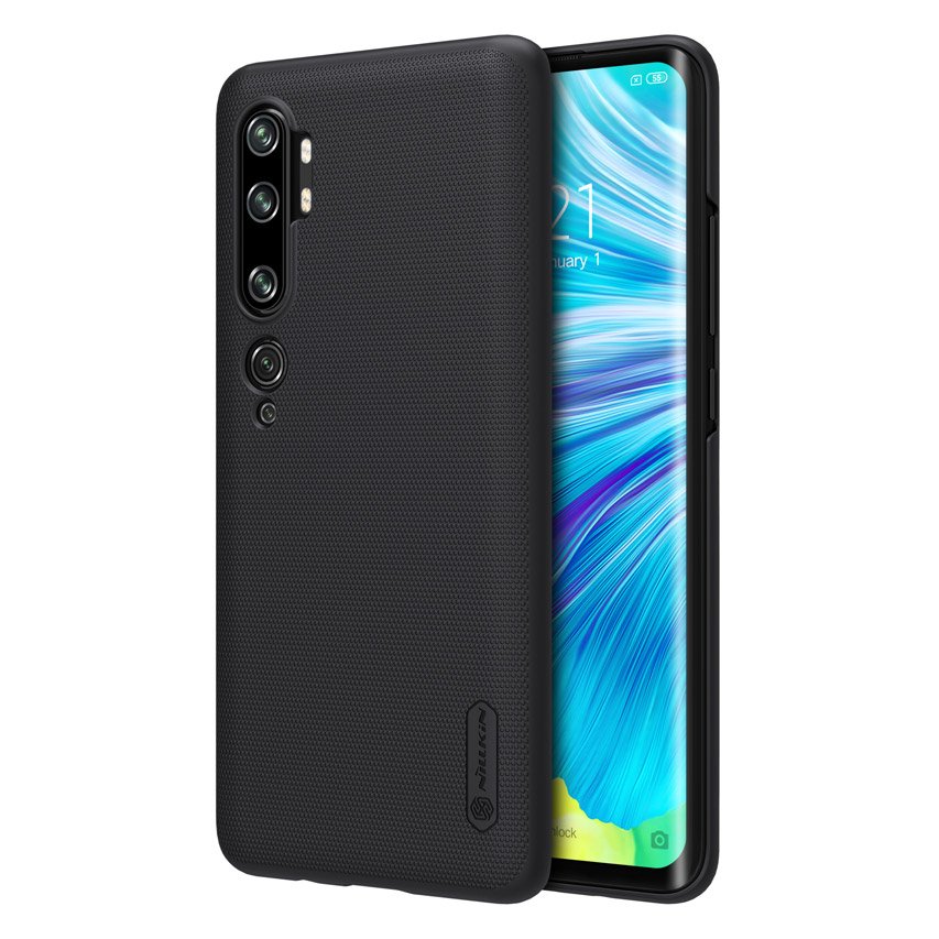 Pokrowiec Nillkin Super Frosted Shield czarny Xiaomi Mi CC9 Pro