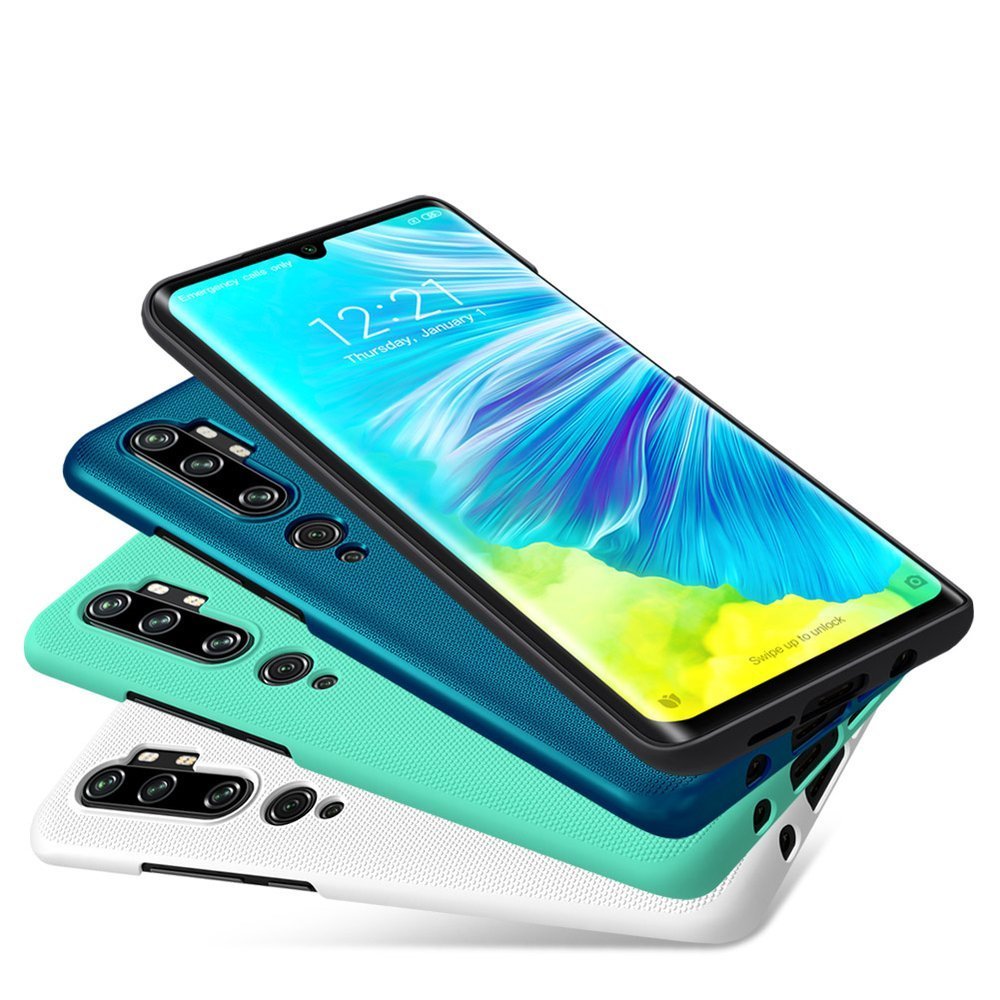 Pokrowiec Nillkin Super Frosted Shield czarny Xiaomi Mi CC9 Pro / 8
