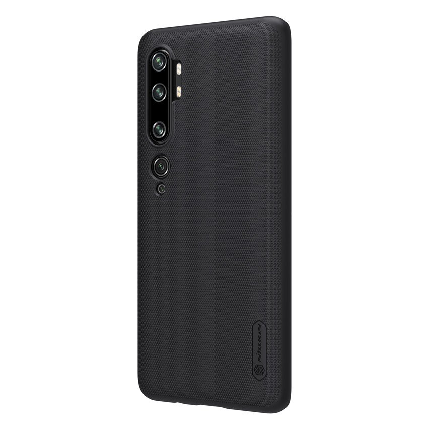 Pokrowiec Nillkin Super Frosted Shield czarny Xiaomi Mi Note 10 / 5