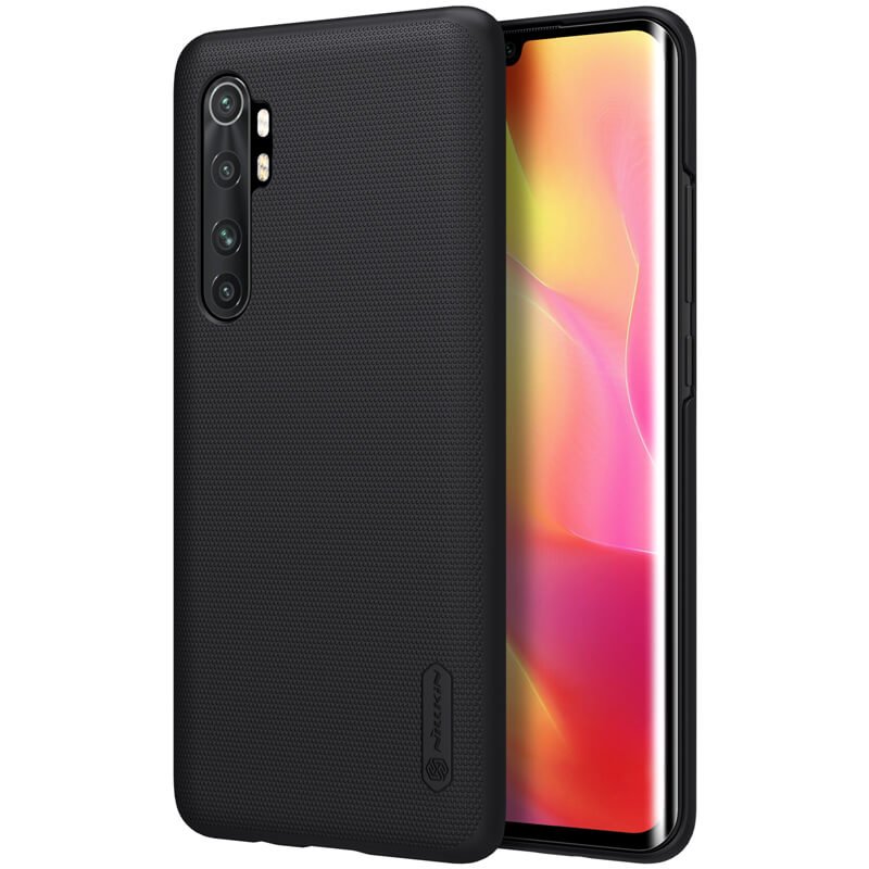 Pokrowiec Nillkin Super Frosted Shield czarny Xiaomi Mi Note 10 Lite