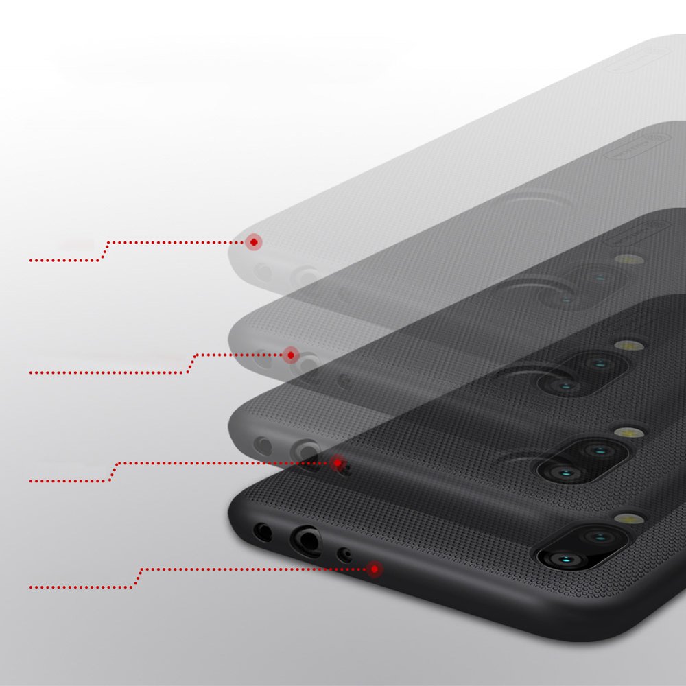 Pokrowiec Nillkin Super Frosted Shield czarny Xiaomi Redmi 7 / 11