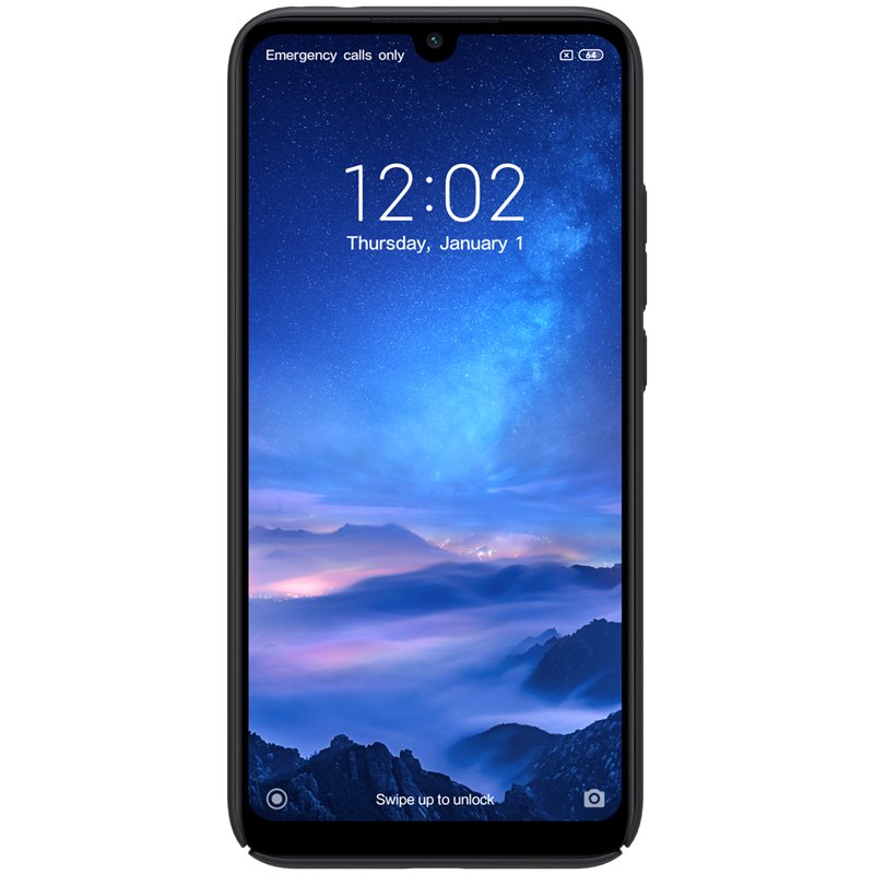 Pokrowiec Nillkin Super Frosted Shield czarny Xiaomi Redmi 7 / 2