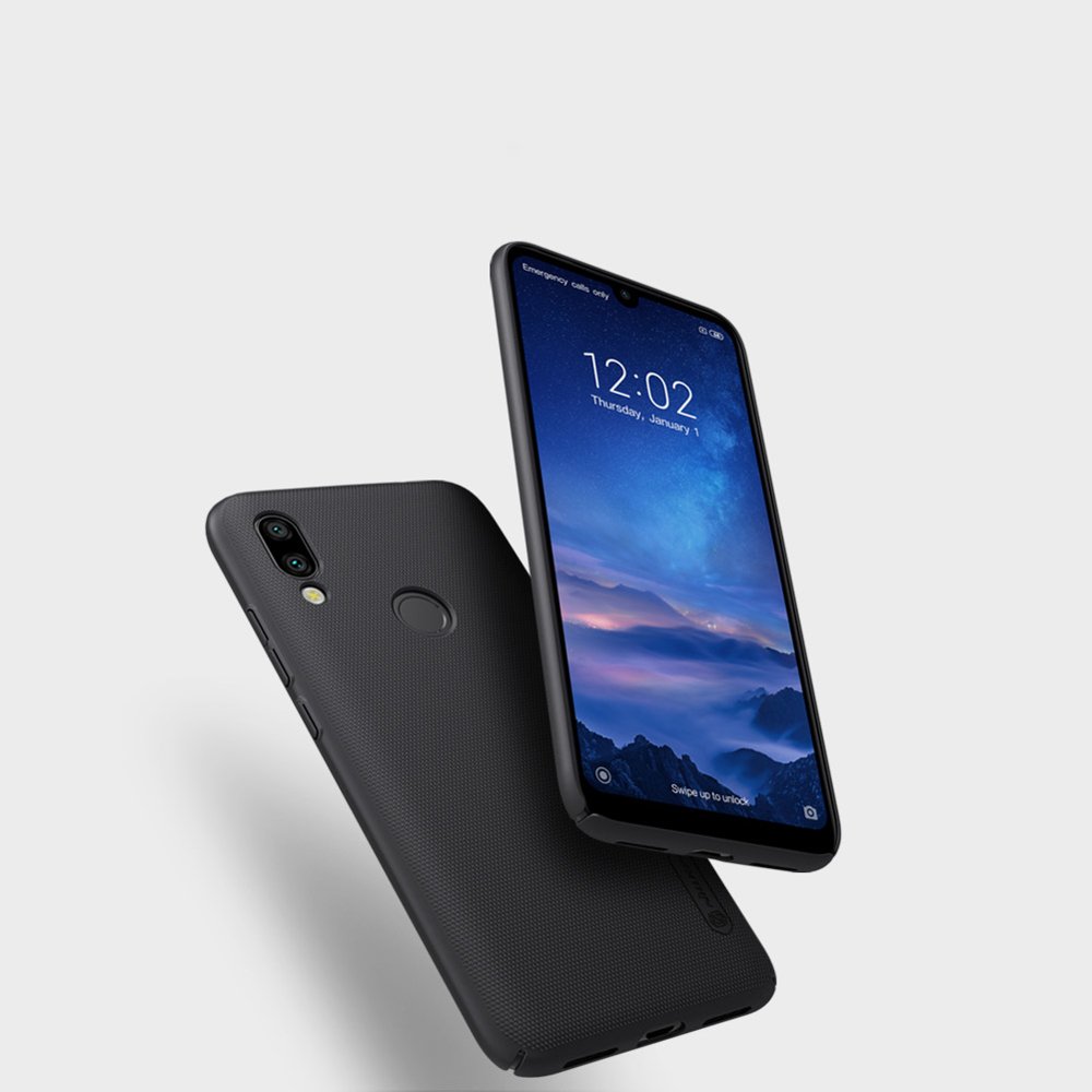 Pokrowiec Nillkin Super Frosted Shield czarny Xiaomi Redmi 7 / 5