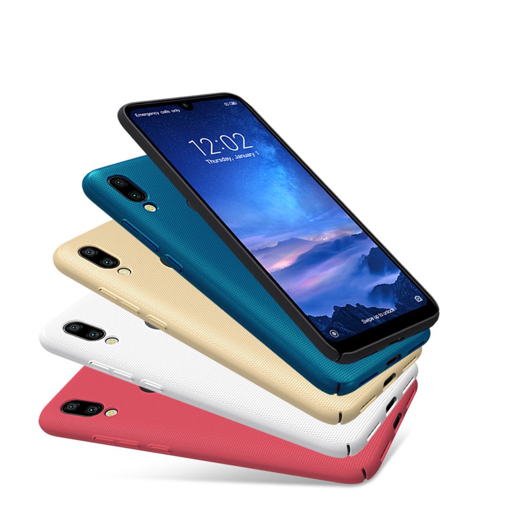 Pokrowiec Nillkin Super Frosted Shield czarny Xiaomi Redmi 7 / 6