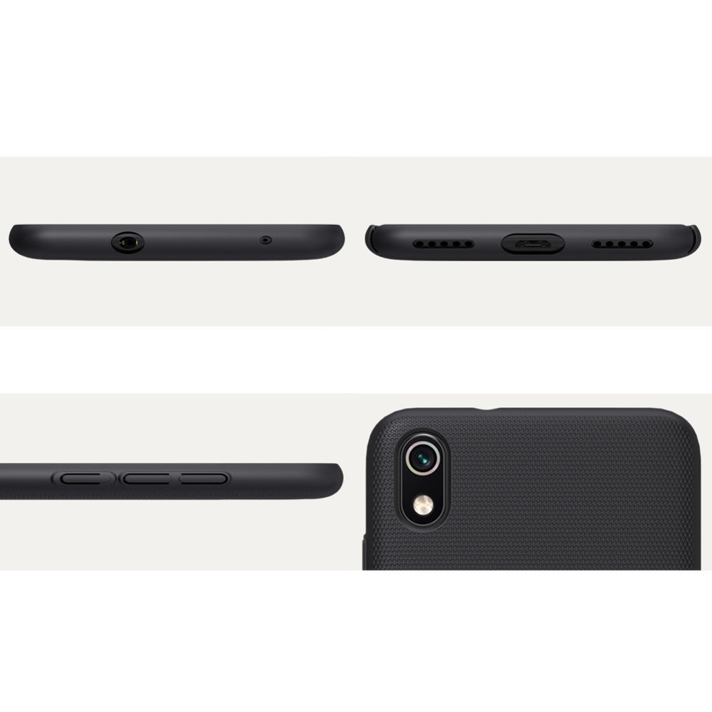 Pokrowiec Nillkin Super Frosted Shield czarny Xiaomi Redmi 7A / 10