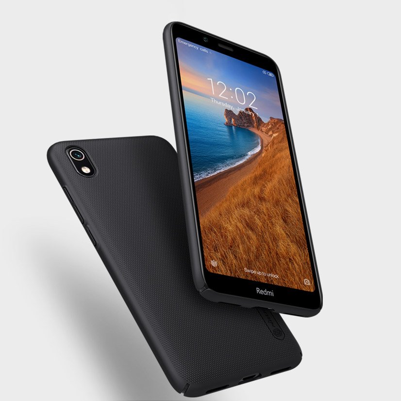 Pokrowiec Nillkin Super Frosted Shield czarny Xiaomi Redmi 7A / 5
