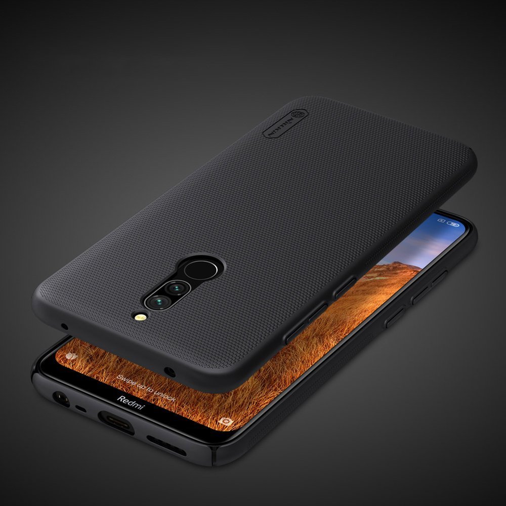 Pokrowiec Nillkin Super Frosted Shield czarny Xiaomi Redmi 8 / 12
