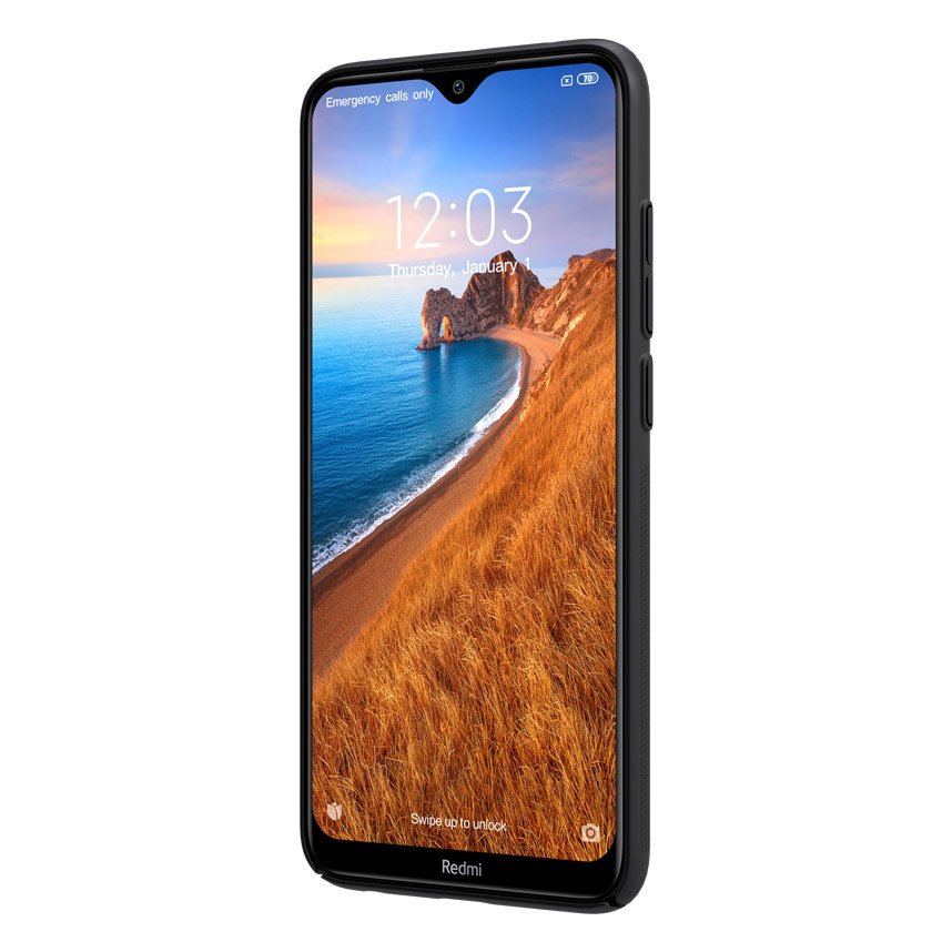 Pokrowiec Nillkin Super Frosted Shield czarny Xiaomi Redmi 8 / 2