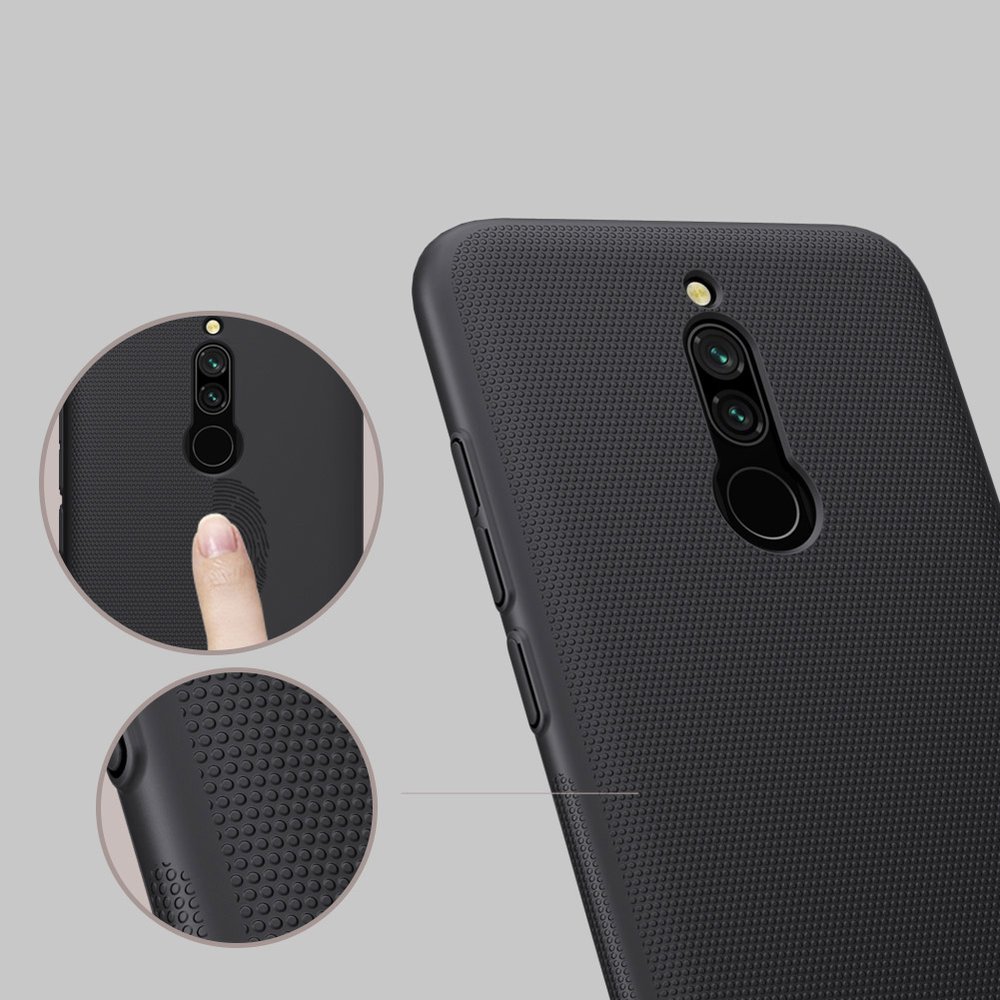 Pokrowiec Nillkin Super Frosted Shield czarny Xiaomi Redmi 8 / 8