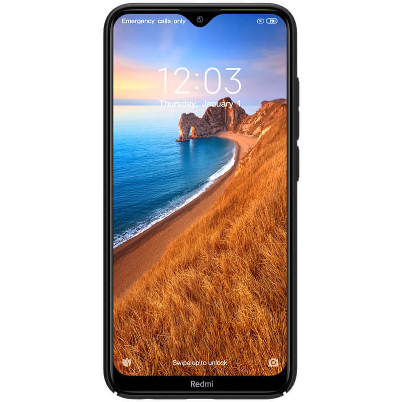 Pokrowiec Nillkin Super Frosted Shield czarny Xiaomi Redmi 8 / 4