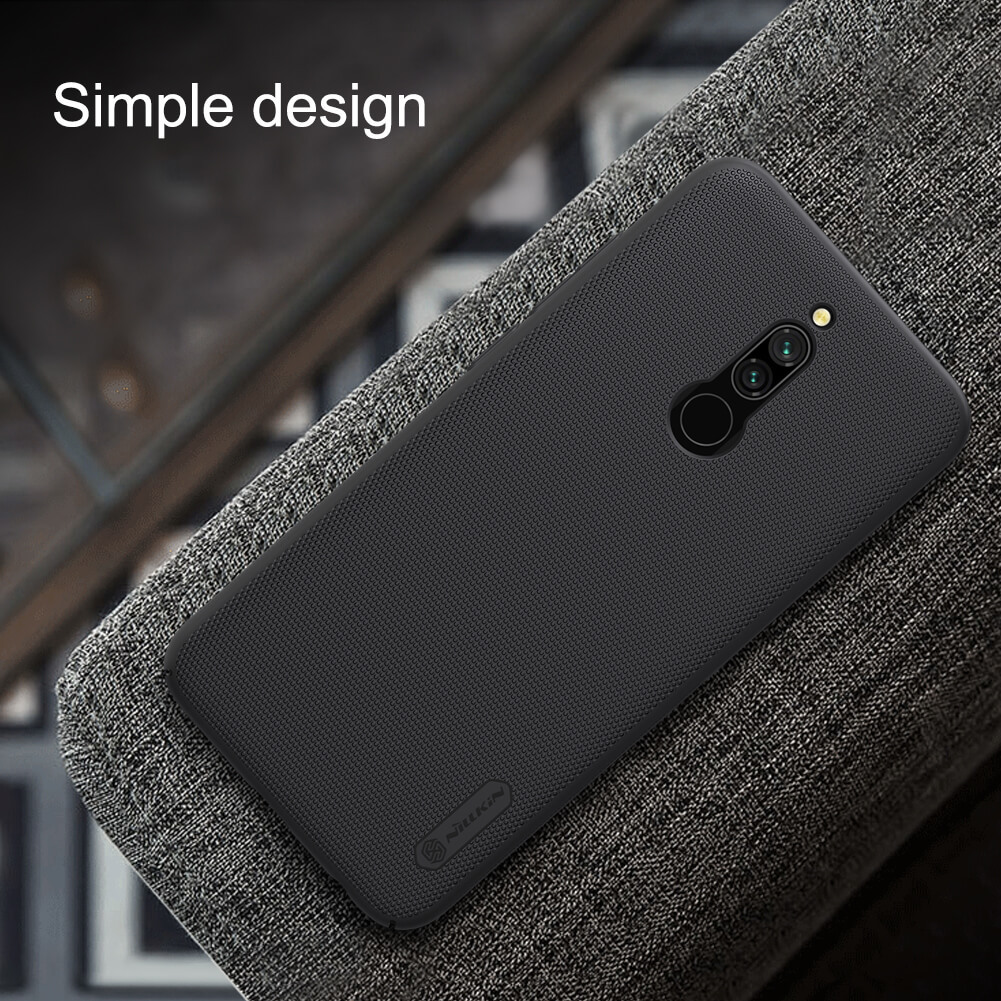 Pokrowiec Nillkin Super Frosted Shield czarny Xiaomi Redmi 8 / 6