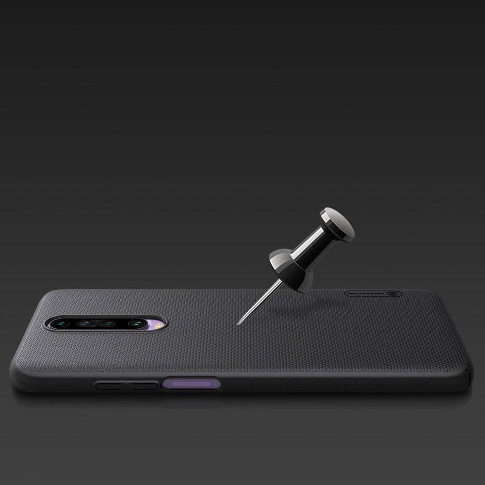 Pokrowiec Nillkin Super Frosted Shield czarny Xiaomi Redmi K30 / 12