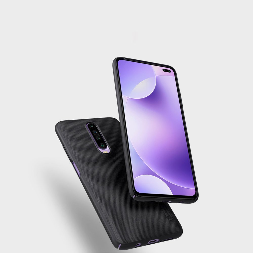 Pokrowiec Nillkin Super Frosted Shield czarny Xiaomi Redmi K30 / 5