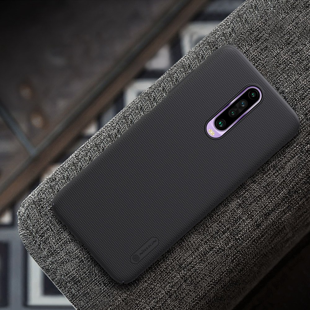 Pokrowiec Nillkin Super Frosted Shield czarny Xiaomi Redmi K30 / 8