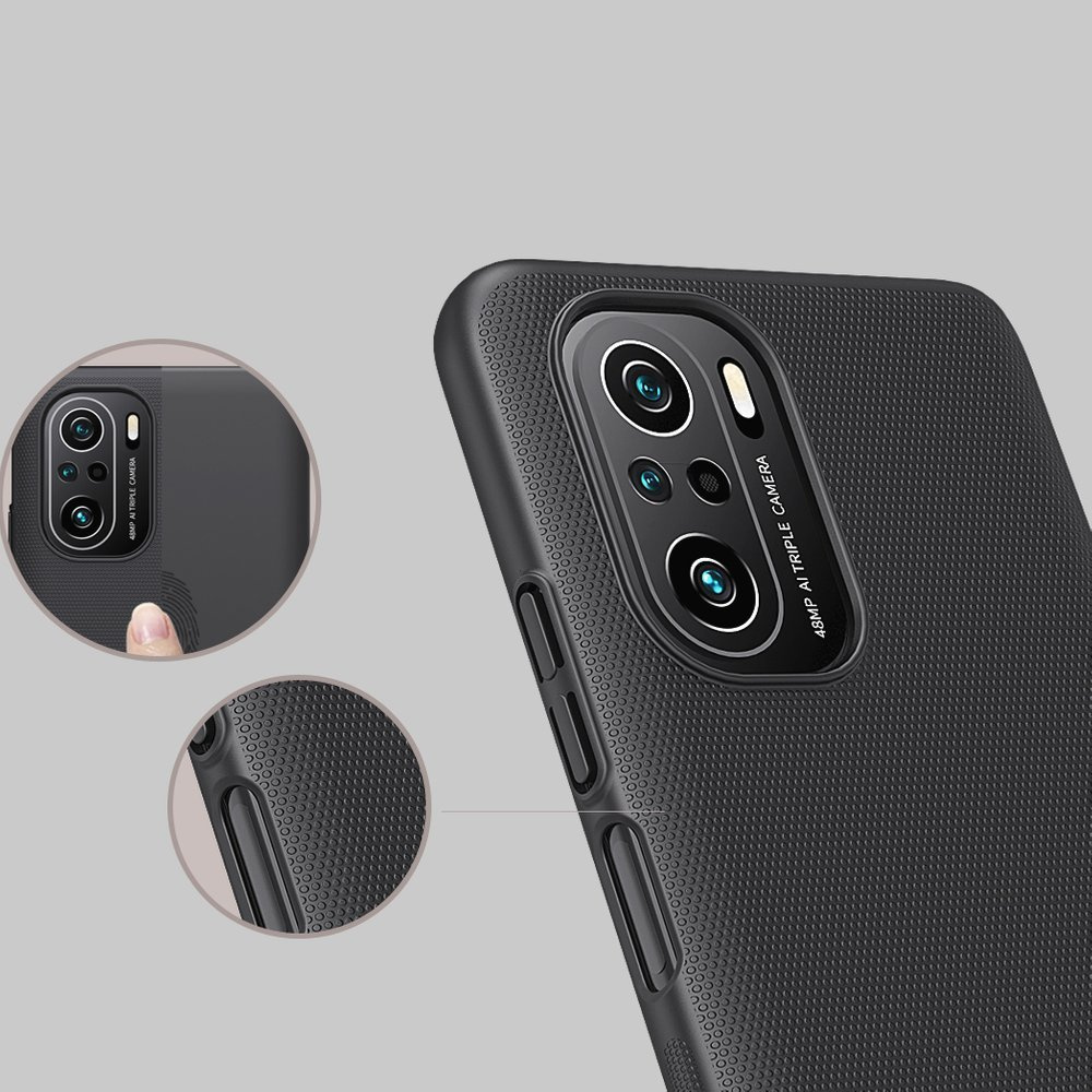 Pokrowiec Nillkin Super Frosted Shield czarny Xiaomi Redmi K40 Pro Plus / 10 Pokrowiec Nillkin Super Frosted Shield czarny Xiaomi Redmi K40 Pro Plus / 10