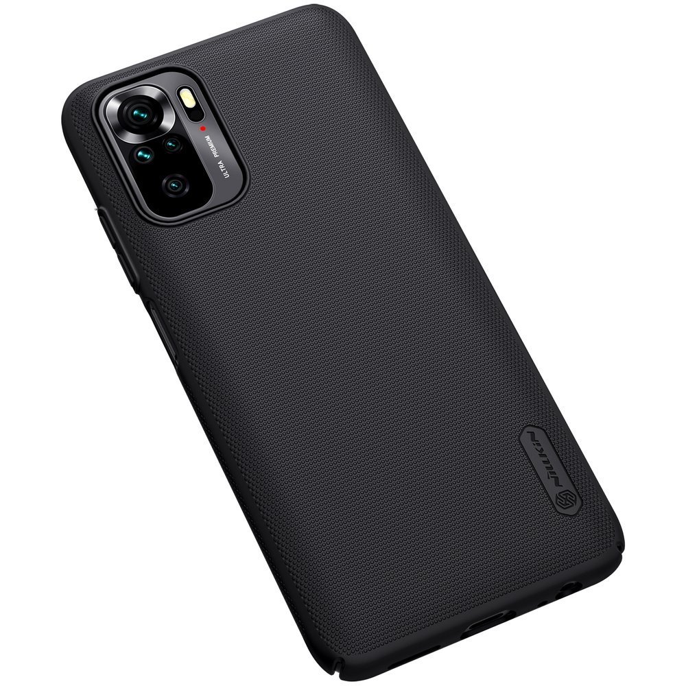 Pokrowiec Nillkin Super Frosted Shield czarny Xiaomi Redmi Note 10 / 8