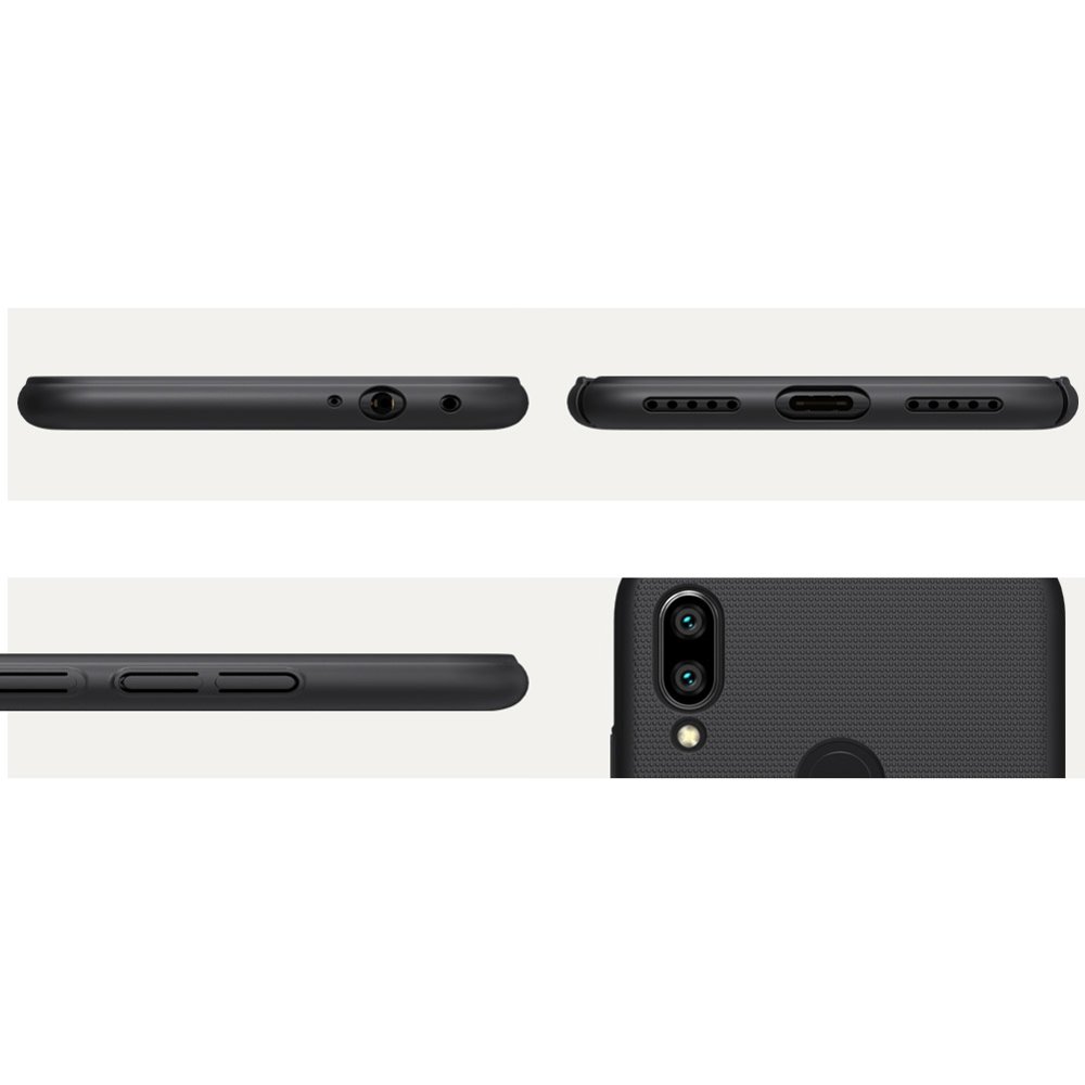 Pokrowiec Nillkin Super Frosted Shield czarny Xiaomi Redmi Note 7 / 10