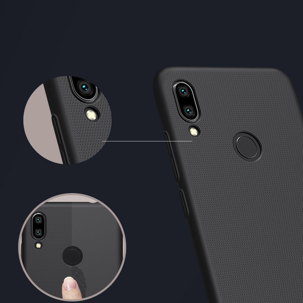 Pokrowiec Nillkin Super Frosted Shield czarny Xiaomi Redmi Note 7 / 7