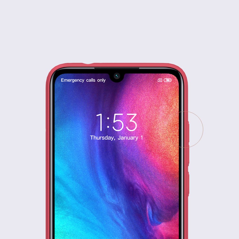 Pokrowiec Nillkin Super Frosted Shield czarny Xiaomi Redmi Note 7 / 8