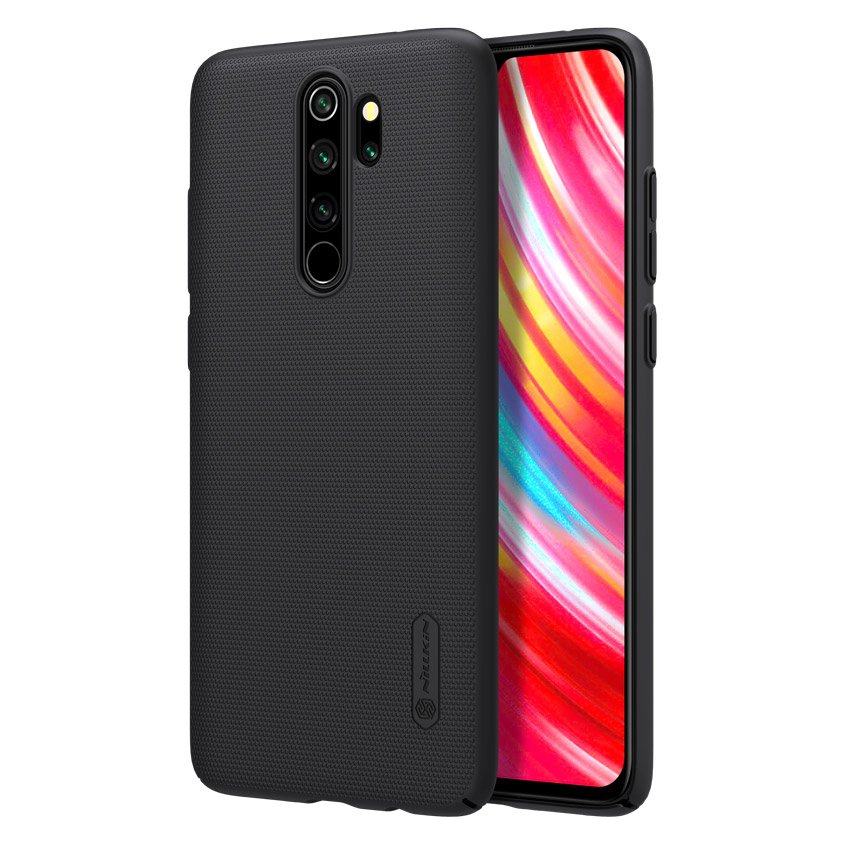 Pokrowiec Nillkin Super Frosted Shield czarny Xiaomi Redmi Note 8 Pro