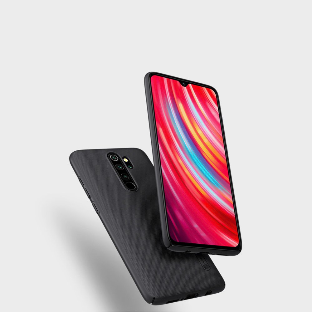 Pokrowiec Nillkin Super Frosted Shield czarny Xiaomi Redmi Note 8 Pro / 5